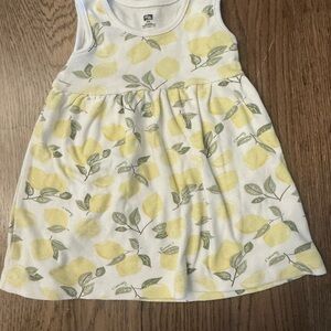 Hudson Baby HB Yellow Lemon Print Dress Sz 18m AI  BOHO CHIC